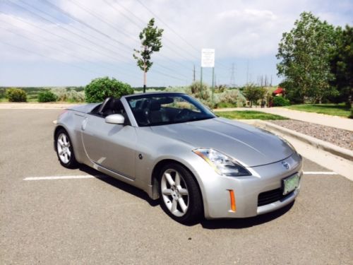 Silver,6-speed, 350z roadster in mint condition.  less than 26,000 miles.