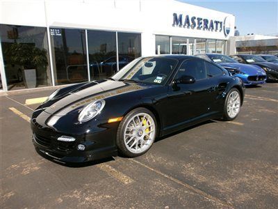 2011 porsche 911 turbo s, black, only 1,370 miles, fantastic condition!