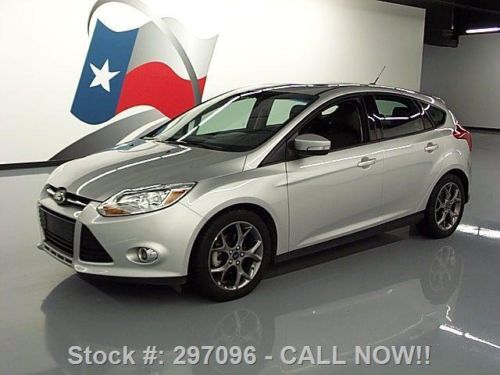 2013 ford focus se hatchback sunroof leather 37k miles texas direct auto