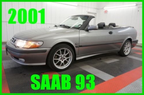 2001 saab 9-3 se wow! convertible! leather! turbo! 60+ photos! must see!
