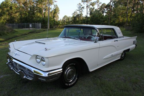 1960 ford thunderbird 2 door hardtop 352 call make offer let 77+pict fully load!