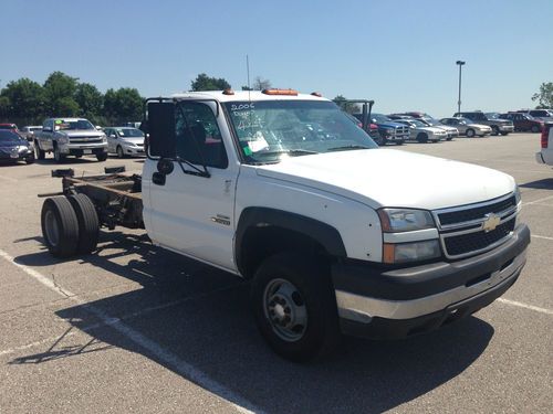 2006 chevy 3500hd duramax lbz -4x4 cab &amp; chassis -runs awesome!!! 3500