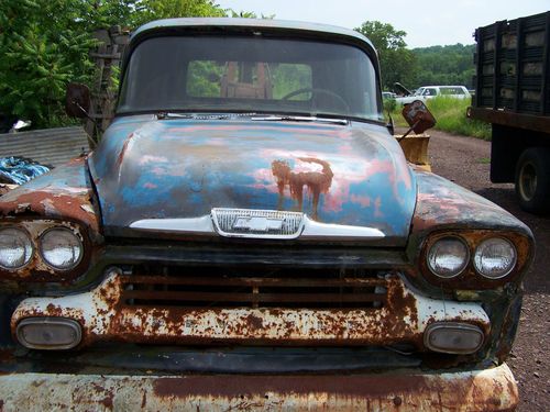 1958-59 rare chevy apache truck