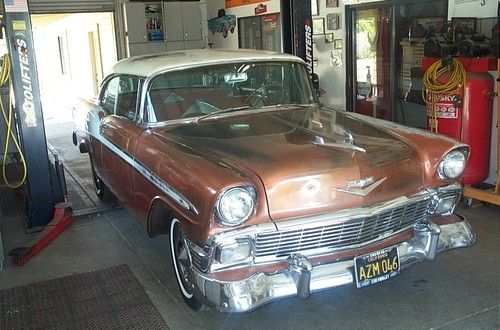 1956 chevrolet belair sport coupe ( original patina condition)  "must see"