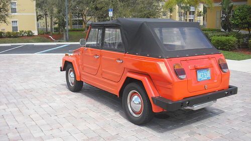 1974 vw thing-orange-excellent condition-southern california beach car