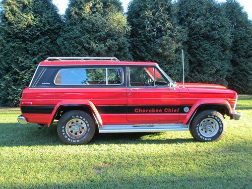 1979 jeep cherokee chief 4x4 360 v8 automatic 40500 original miles