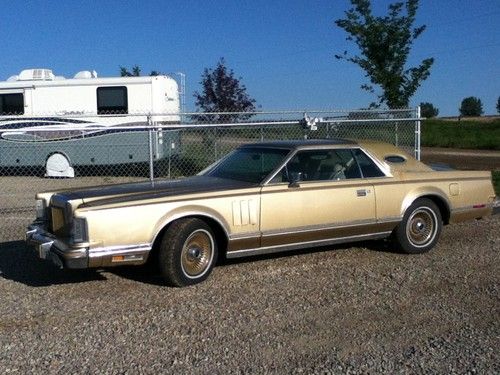 1978 lincoln continental mark v diamond jubilee barn find extremely low miles