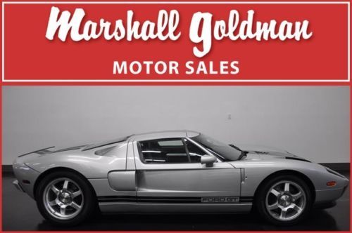 2005 ford gt  quicksilver  metallic  ebony leather interior  only 171 miles