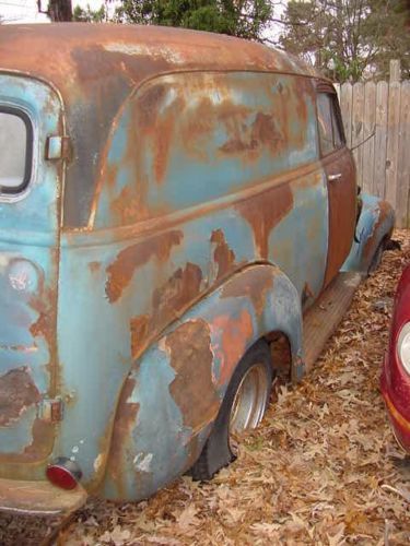 1947 gmc panel truck project vehicle barn find