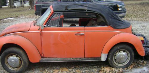 1979 vw beetle convertible project