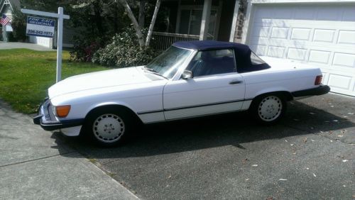 1988 mercedes 560sl convertible white only 70,000 miles must sell