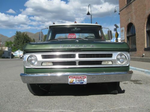 1970 dodge d 100, 383 mopar, 727 torque-flite, low mileage, patina, shop truck