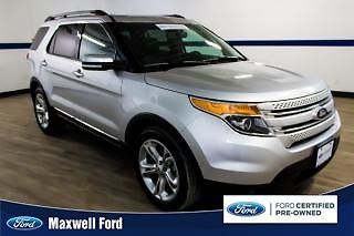 13 ford explorer limited comfortable leather seats, 1 owner, clean carfax!