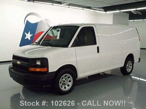 2013 chevy express 1500 cargo van v6 partition only 23k texas direct auto