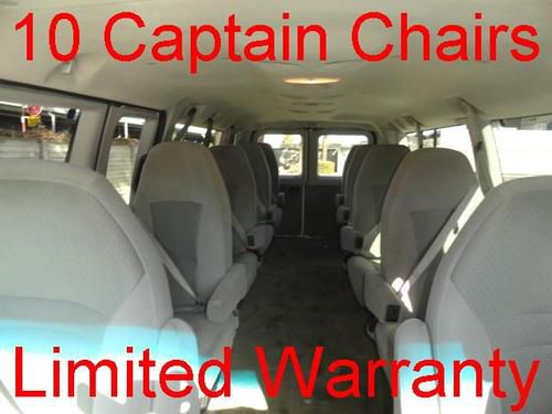 2008 ford e-series van e350 xlt club wagon 10 captain c