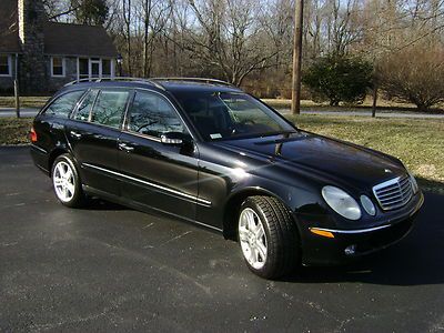 Super clean e500 4matic black wagon two owner carfax clean no damage history