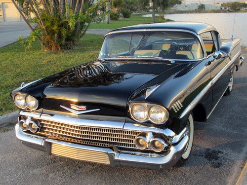 1958 chevrolet impala sports coupe-  big block 348-4bb. low miles,a/c!!look!!!!
