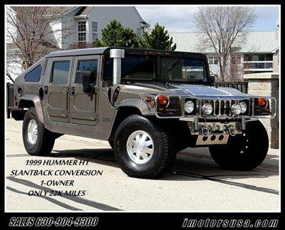 1999 hummer h1 hmc4 only 22,423 miles slantback shell 1-owner amazing condition