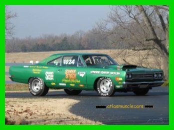 69 plymouth road runner 440-6 pack m-code nhra certified driven by ted struse