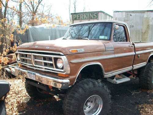 Ford pickup with cummins engine
