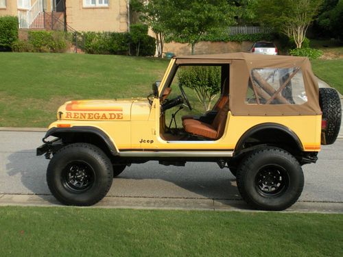 1982 jeep cj-7 renegade unrestored original paint solid ca cj rare color cj7