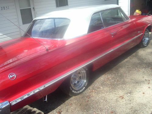 1963 chev impala 2door hardtop red white top