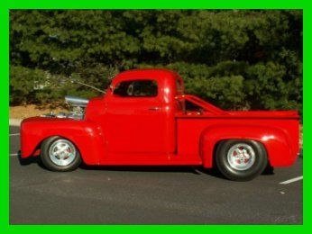 1948 ford f1 pickup truck 383 v8 automatic rwd red