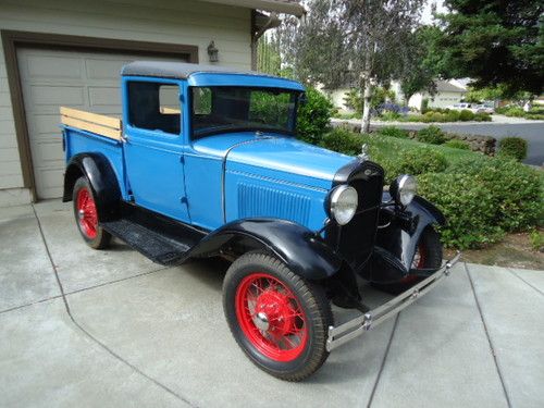 Ford model a closed cab pickup