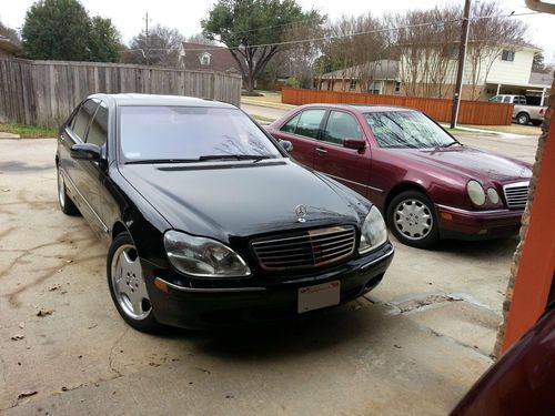 2001 mercedes benz s600 black on black excellent condition fully loaded
