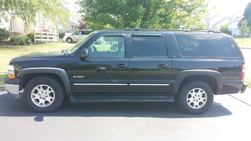 2000 chevrolet suburban 4x4 1500 slt quad seating  tow package 144k
