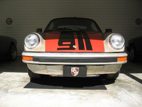 1974 porsche 911 coupe   silver/black   needs partial restoration   great oppty!