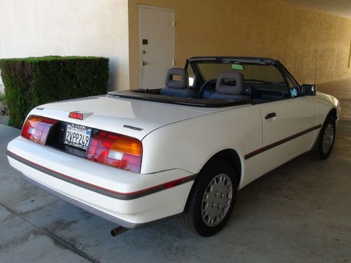 1991 mercury capri convertible 2-door 1.6l. one owner. 35+ mpg! 5 speed