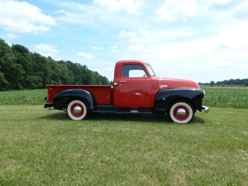 1949 chevrolet 3100 pickup 216 inline 6 cylinder 3 speed look at this one