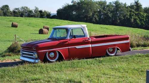 1964 chevy c10 bagged laid out patina delight shop truck rod ls slammed pickup