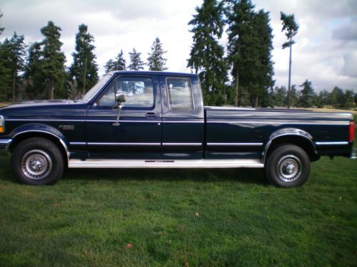 No reserve 1992 ford f250 xlt extended cab 460ci at 30k actual miles tow package
