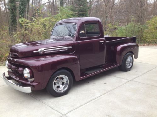 1952 ford f1 street rod pick up - turn key hot rod with curb appeal to spare