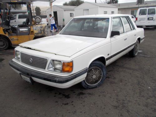 1988 plymouth reliant, no reserve