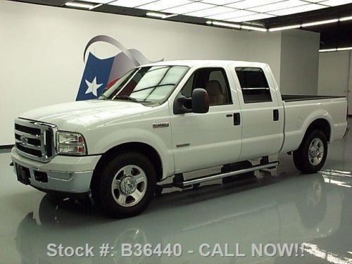 2007 ford f-250 lariat crew cab diesel leather only 54k texas direct auto