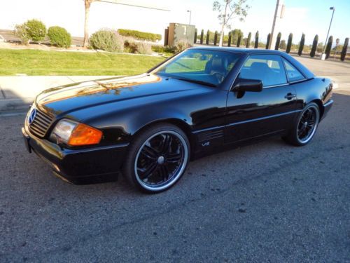 Mercedes 500sl 1992 low miles removable hardtop looks great great price of $5999