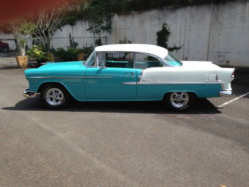 1955 chevy bel air 2dr htp with 265 cu in v8, 2spd powerglide tranny, all stock