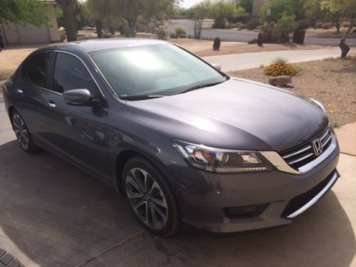 Honda accord sport 2014 with only 400 miles w/6 year bumper to bumper upgrade