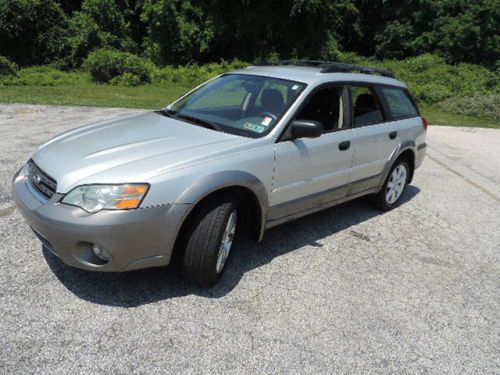2006 subaru outback, no reserve, looks and runs fine, one owner, no accidents