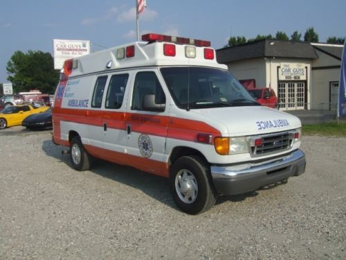2003 ford e350 ambulance 7.3 diesel fully loaded with equipment and goodies