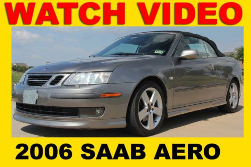 2006 saab 9-3 aero convertible turbo,clean title,low miles,watch video