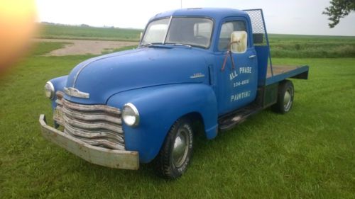 Wow look at this 1947 3/4 ton chevrolet pickup 3600 series