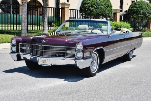 Absolutely pristine 1966 cadillac deville convertible folks museum quality sweet