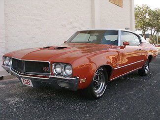1970 orange gs! buick, 350c.i. automatic, restored,  a/c, ram air, texas