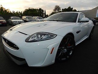 2012 white xkr-s!low 11k miles- loaded all options-550 hp
