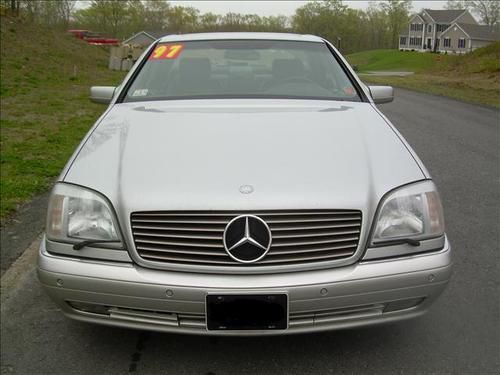 97 mercedes benz s600 coupe, ...no reserve ......silver, cl, s type 12 cyl