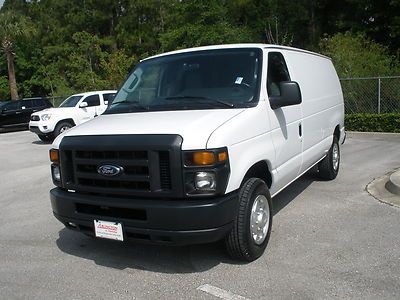 2012 ford econoline cargo van e-150 safety cage automatic air/cond